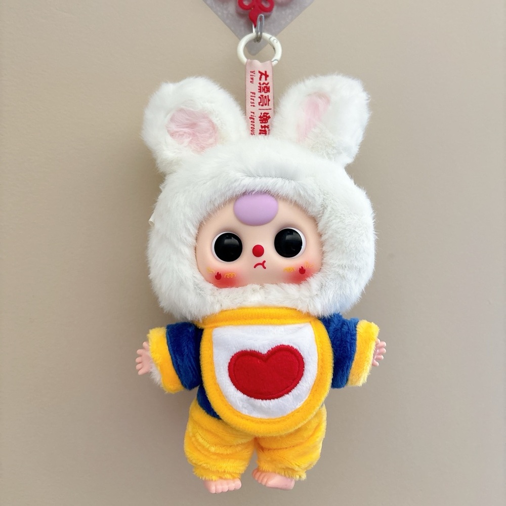 Cute Plush Doll with Bunny Ears